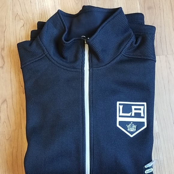 NHL LA Kings men's black jacket embroidered logo size XXL NWT - Picture 2 of 6